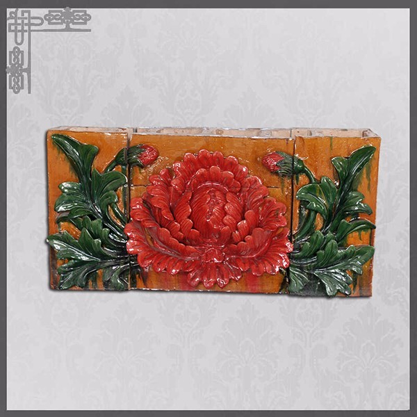 Античная китайская традиционная крыша Ридж пиона черепиц для украшения крыши