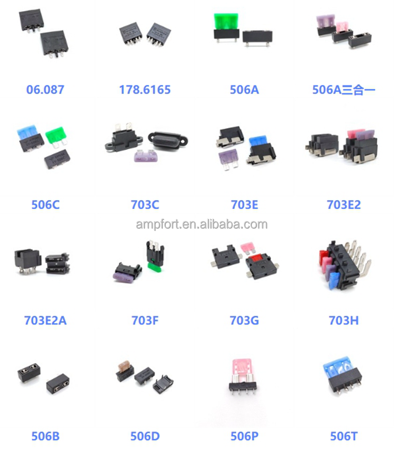 MTA UNIVAL PCB Inline Push In Automotive 1 Way Car Fuse Holder ATO 0300420 15A 19 мм с крышкой 0300359