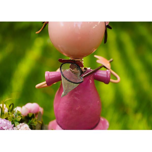 Украшение бака сада крытого и на открытом воздухе украшения сада эльфа металла простое