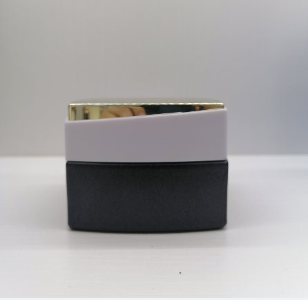 Набор черного Refillable стекла Matt косметический упаковывая для OEM опарника сливк заботы кожи человека