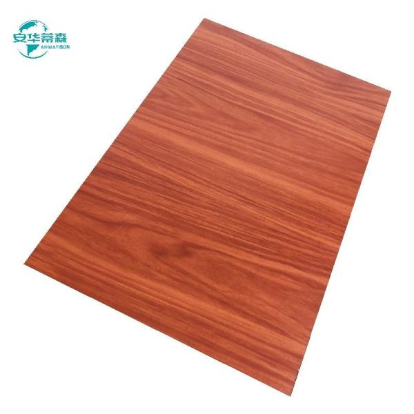 Elegant Woodgrain Fire Retardant ACP With 6mm Aluminum Panel