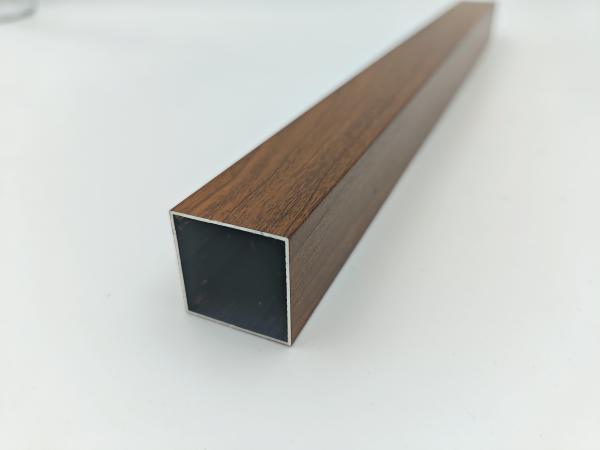 Decorative Aluminum Curtain Wall Profile Rectangular Extruded Aluminum Square Tube Profiles