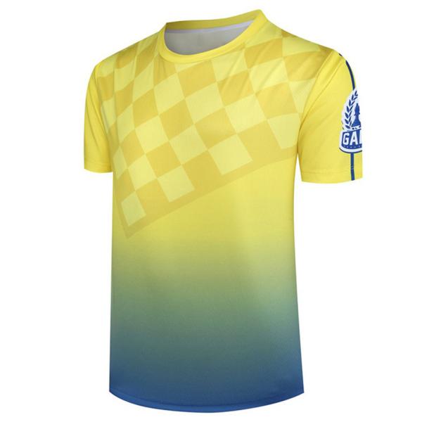 Customized Sublimation Quick-drying Short-sleeved T-shirt Sports Competition Round Neck Top Digital Printing Gift Cultural Shirt T-Shirt