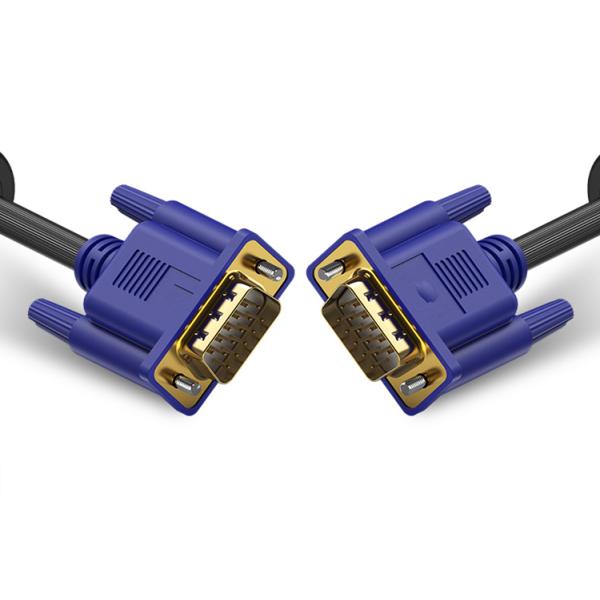 Popular Black 4.5 MM 15pin ROHS VGA cable  Male To Male Cable for computer 1.5m2m3m