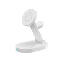 Carregador sem fio de dobramento da multi função 15W magnética para o relógio de Apple