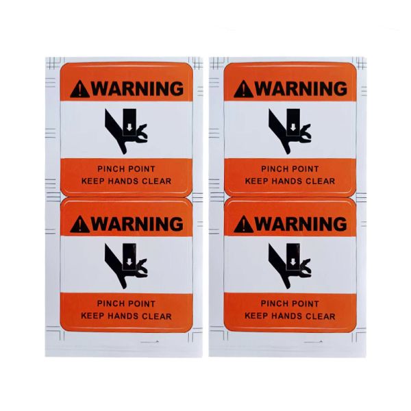 Label Vinyl Adhesive Stickers Safety Warning Danger Voltage Warning Keep Out