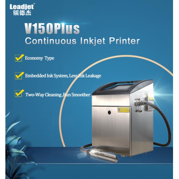 380V 50HZ Industrial Continuous Inkjet Printers 100W CE ISO Certificate