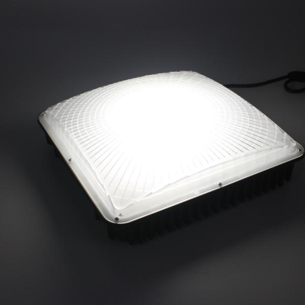 Aluminum Heatsink Led Canopy Lights For Gas Station / Petrol Station UL Dlc Listed
