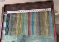 Decorative Aluminum Double Hook Metal Mesh Curtain For Ceiling/Railing /Overlay Surfaces/Sunshades/Cabinet