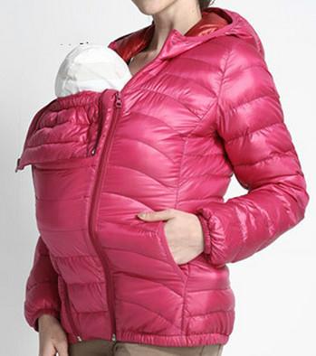 Custom Mama babywearing high quality baby carrier coat /jacket with pocket hoody