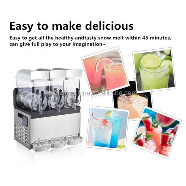 Food Beverage Multifunctional Slush Machine with Low Investment and Super Performance