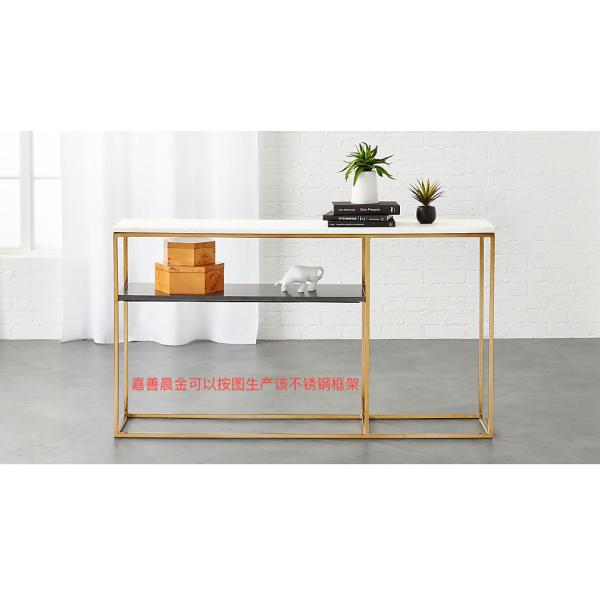 High Strength Modern Metal Office Desk Two Layers Smooth Surface