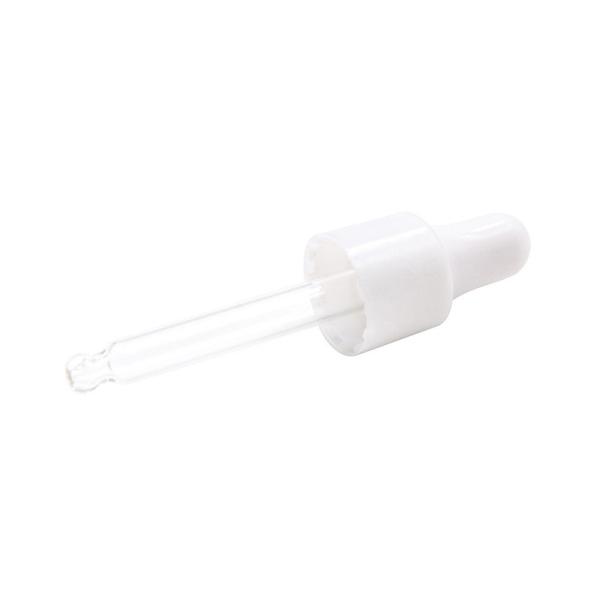 13 415 White Smooth Inner Ring Plastic Bottle Dropper Head Burette
