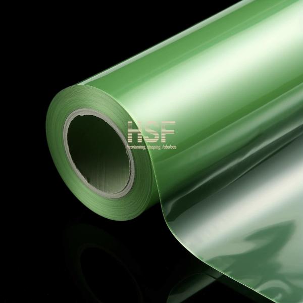 20 Microns Green PET Release Film Single Side Filme de Liberação revestido com silicone