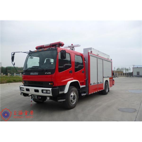 ISUZU Chassis Emergency Rescue Fire Truck Mounted Crane on Rear Traction Rope Length 28M