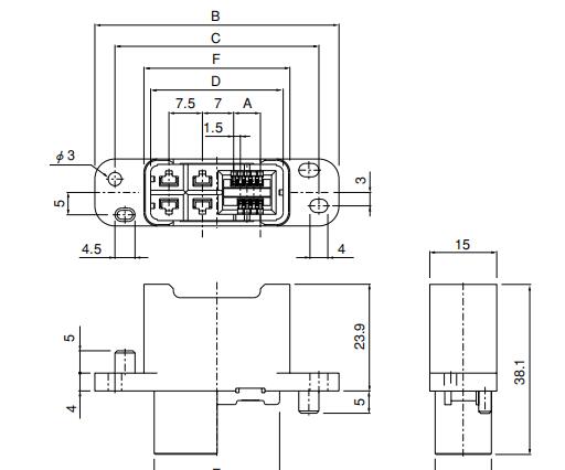 23P-RWZV-K4GG-P6 части SelfServ 87 NCR ATM 83 соединитель обломоков JST IC