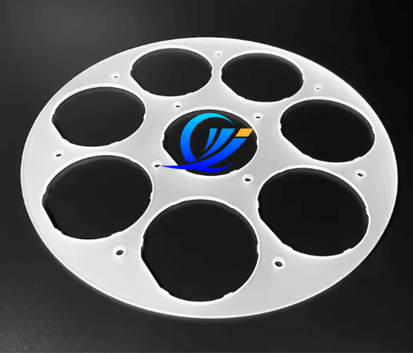 Large Size Quartz Susceptor Cover MOCVD Semiconductor Quartz