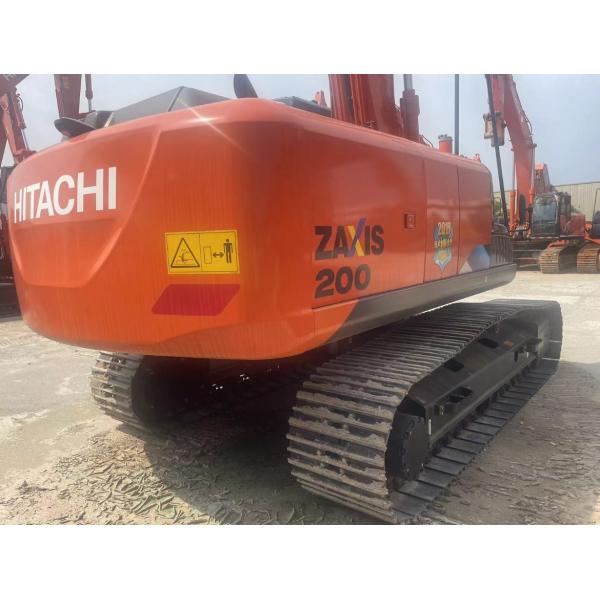 20 Ton Japan Brand Used Excavators Hitachi Zx200 Crawler Hydraulic 0.9m³ Bucket Capacity Digger