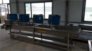 automatic peanut frying line 1t/h, peanut frying machine, deoiling machine