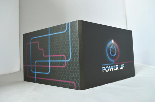 Portable Foldable LCD Gift Card Hard Paper Cover For Medicine Industry