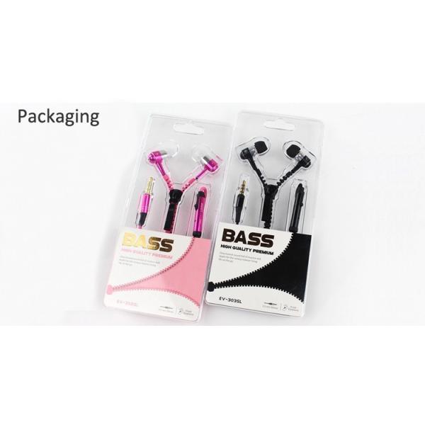 zipper Customized Promotional Gifts , LED Light Up Headphones Customize Color