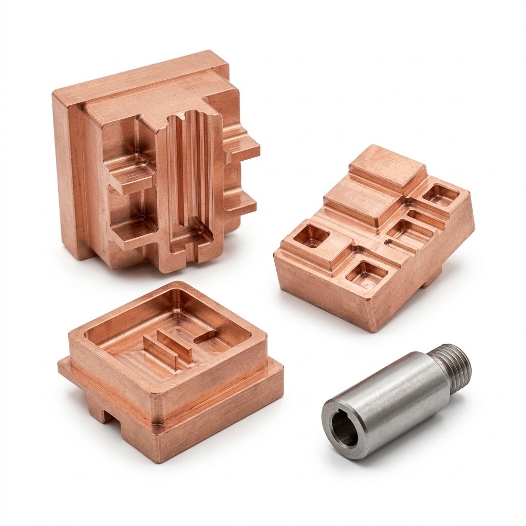 CNC C110 Copper EDM Electrode for Precision Mold Cavity Machining