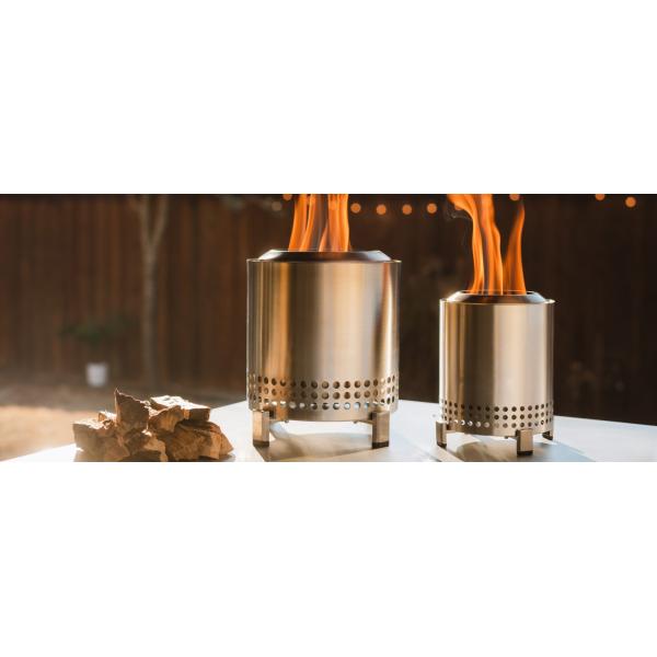 Customized Color Stainless Steel Portable Outdoor Camping Fire Pit Wood Burning Fireplace