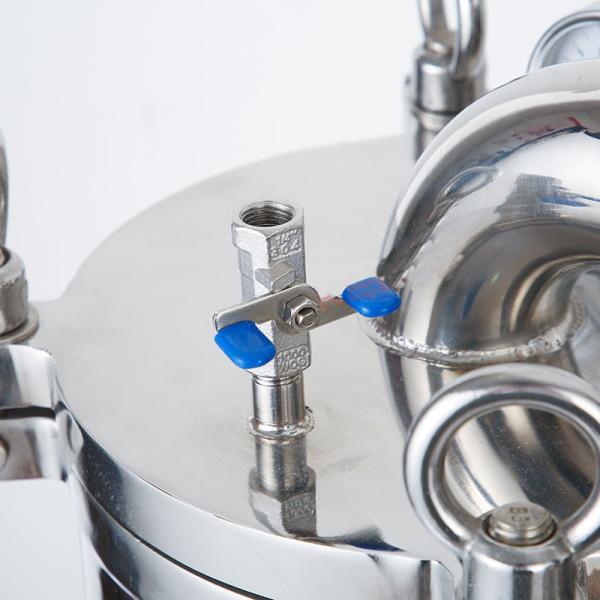 Гигиенический двухшпиндельный корпус фильтра Hepa сумки нержавеющей стали для пищевой промышленности