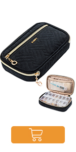 Travel Medicine Bag Organizer-Medicine Organizer Storage-Pill Bottle Organizer Storage-Medication Organizer