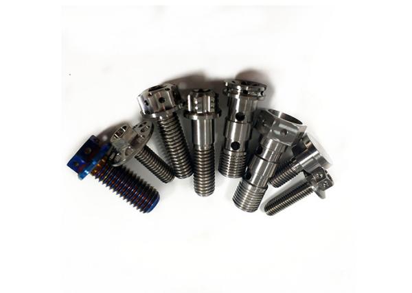 DIN GB ANSI BSW Titanium Bolts Screws Gr5 Ti6al4V Banjo Bolt Anti Corrosion