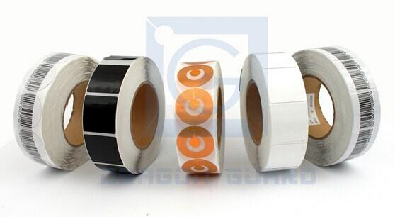RL40*40-security tags, used sensor tag,anti theft barcode Sticker labels & Stop Shoplif