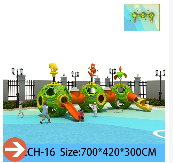 Space Capsule Theme Playground Equipment Custom web Climbers Swings  Plastic Slides for Parks  Kindergartens Safe & Child-Friendly​