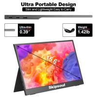 15.6 pulgadas 4K monitor industrial con cáscara de metal 300cdm2 Brillo