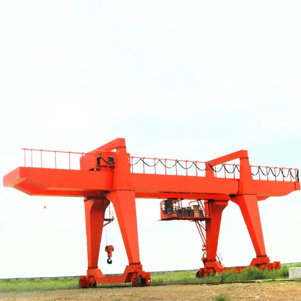 20 Ton Gantry Crane 40m Span Cabin Control 15M / MIN