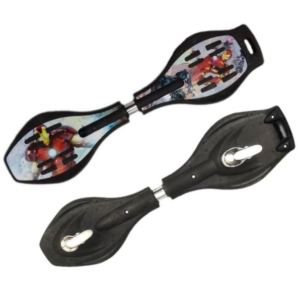 YOBANG Iron man design plastic waveboard two wheel skateboard for boys girls