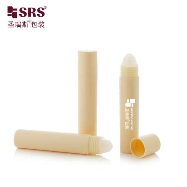Screw-On Closure 20ml PP Roll On Bottle Matte Frosted Finish Roll On Cap for Cosmetic and Pharmaceutical Packaging