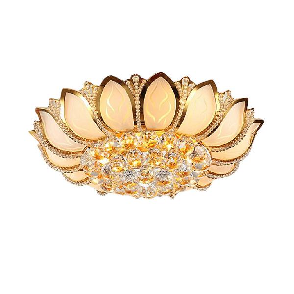 Lotus Flower unique crystal ceiling light for sitting room Bedroom Decorative (WH-CA-14)