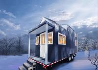Maison sur roues personnalisable pas cher avec cadre modulaire en acier léger