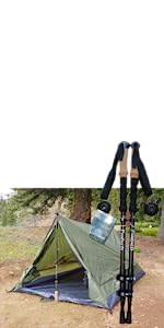 Outdoor ornaments Army Camping Tent, Easy Setup Outdoor Tents Water Resistant Lightweight Portable Backpacking