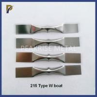 Bateaux formés spéciaux de estampillage faits sur commande de tungstène de bateau de tungstène pour l'industrie d'évaporation de métallisation sous vide