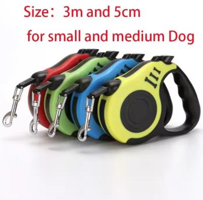 Personalized Retractable Dog Leads Nylon Extendable Dog Leashes For Dog Vest Leash
