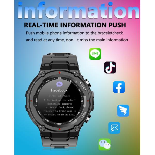 Отслежыватель многоязычное Q998k фитнеса дозора водоустойчивого кровяного давления IP68 умный