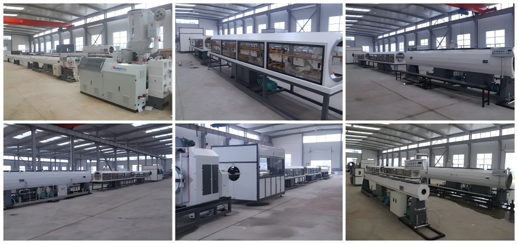 HDPE Solid Wall Pressure Pipe Extrusion Line for Water/Gas Supply