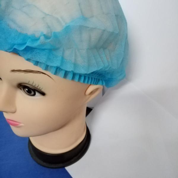 Non Woven Disposable Clip Mob Cap For Medical Use Free Sample