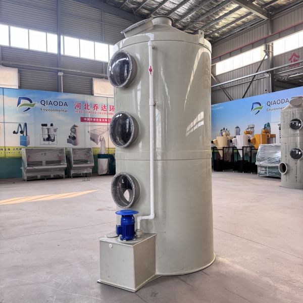 Customized Acid Alkali Waste Gas Treatment PP/SS Material Wet Scrubber Spray Tower