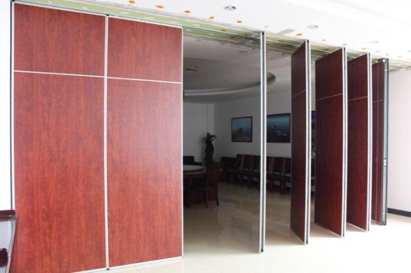 Soundproof Partition Panel Floor To Ceiling Folding Doors 65 Mm With Free Design