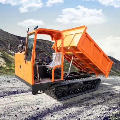 Construction Sites Mini Crawler Dumper Micro Tracked Dumper 42kw