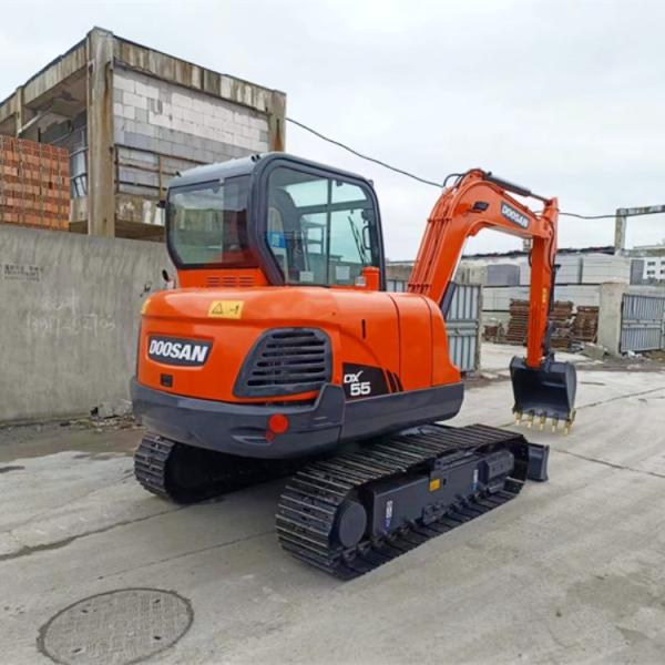 2019 Doosan DX55 Excavator with 0.18 m3 Bucket Capacity and Affordable Cost from Korea