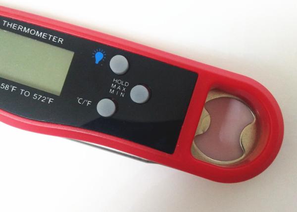 Waterproof Instant Read Meat BBQ Meat Thermometer Built In Bottle Opener