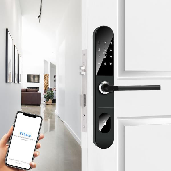 Smart Home Card password Glass Door Lock Keyless Intelligent Door Lock Smart For Door